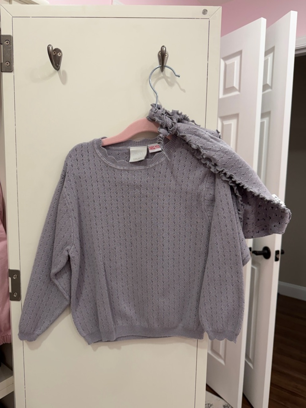 Light grey Knit Crewneck Sweater -